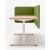 Twin Acoustic Fabric Side Screen for Bench Desk