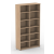 Uni Melamine Office Bookcase w/12 Shelves