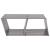 Trapezium Stainless Steel Bench (Set of 2)