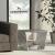 Trapezium Stainless Steel Bench