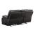 U0040 Leather Air Console Reclining Loveseat