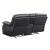 U0040 Leather Air Console Reclining Loveseat