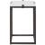 Archer Quartz/Metal Square Side Table