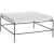 Galen Wood/Metal Sqaure Coffee Table