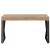 Ronan Wood/Metal Writing Desk w/Drawer