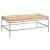 Preston Wood/Metal Rectangular Coffee Table