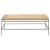 Preston Wood/Metal Rectangular Coffee Table