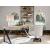 Ronan Wood/Metal Writing Desk w/Drawer