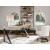 Ronan Wood/Metal Writing Desk w/Drawer