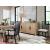 Blair Wood/Stone Sideboard w/4 Doors