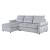 U0301 Fabric Pull Out Sectional Sofa Bed