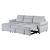 U0301 Fabric Pull Out Sectional Sofa Bed
