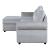U0301 Fabric Pull Out Sectional Sofa Bed