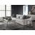 Archer Quartz/Metal Square Side Table