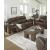 VonRyan Leather/PVC Power Reclining Living Room Set