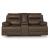 VonRyan Leather/PVC Power Reclining Loveseat w/Console & Adjustable Headrests