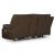 VonRyan Leather/PVC Power Reclining Loveseat w/Console & Adjustable Headrests