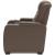 High Impact Leather/PVC Power Recliner w/Adjustable Headrest