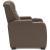 High Impact Leather/PVC Power Recliner w/Adjustable Headrest