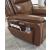 Healy Pier Leather/PVC Power Recliner w/Adjustable Headrest