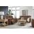 Healy Pier Leather/PVC Power Reclining Sofa w/Adjustable Headrests