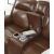 Healy Pier Leather/PVC Power Reclining Loveseat w/Console & Adjustable Headrests
