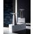 Figuration Marble/Aluminum Square Side Table
