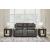 Bleckley Leather/PVC Power Reclining Loveseat w/Console & Adjustable Headrests