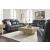 Next Move Leather Power Reclining Living Room Set with Adjustable Headrest