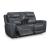 Next Move Leather Power Reclining Living Room Set with Adjustable Headrest