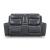 Next Move Leather Power Reclining Living Room Set with Adjustable Headrest