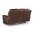 Next Move Leather Power Reclining Living Room Set with Adjustable Headrest