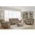 Glencroft Leather Power Reclining Living Set