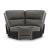 5Z-Pittson L-Shaped Leather 5-Piece Power Reclining Sectional