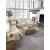 Double Deal 6-Piece L-Shaped Leather Power Reclining Sectional w/Console