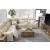 Double Deal 6-Piece L-Shaped Leather Power Reclining Sectional w/Console