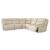 Double Deal 5-Piece L-Shaped Leather Power Reclining Sectional