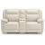 Double Deal 3-Piece Leather Modular Power Reclining Loveseat w/Console