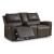 Boxmere Leather/PVC Power Reclining Loveseat w/Console