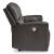 Boxmere Leather/PVC Power Reclining Loveseat w/Console