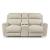 Dahlmoore Leather/PVC Power Reclining Loveseat w/Console