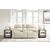 Dahlmoore Leather/PVC Power Reclining Loveseat w/Console