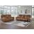 WRS Game Plan Leather Power Reclining Living Room Set (Sofa & Loveseat)