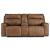 WRS Game Plan Leather Power Reclining Loveseat