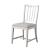 Slat Back Fabric/Wood Side Chair