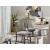 Slat Back Fabric/Wood Side Chair