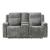U1797 Fabric Power Console Reclining Loveseat