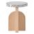 Reverine Stone/Wood Accent End Table
