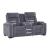 U1895 Fabric Reclining Living Room Set with LED Light
