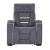 U1895 Fabric Reclining Living Room Set with LED Light